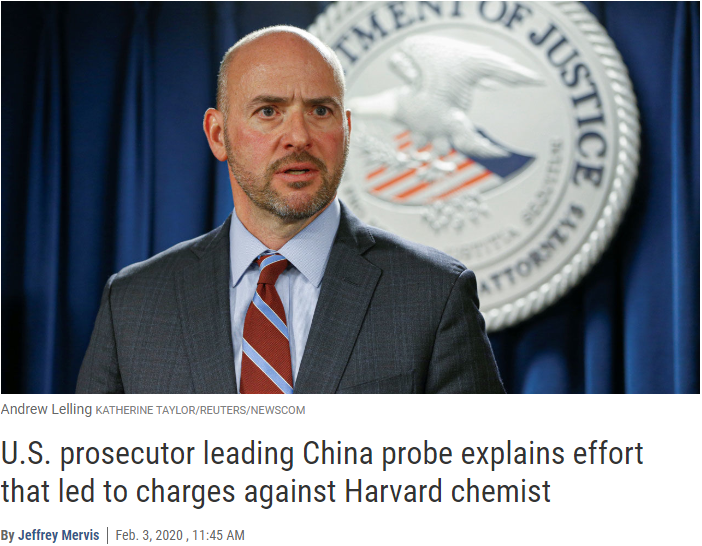 https://www.sciencemag.org/news/2020/02/us-prosecutor-leading-china-probe-explains-effort-led-charges-against-harvard-chemist